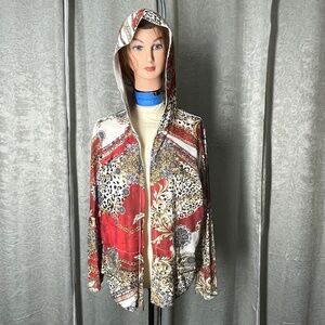 Women’s Size 3 Multi-Color Zenergy Hoodie Zippered Top